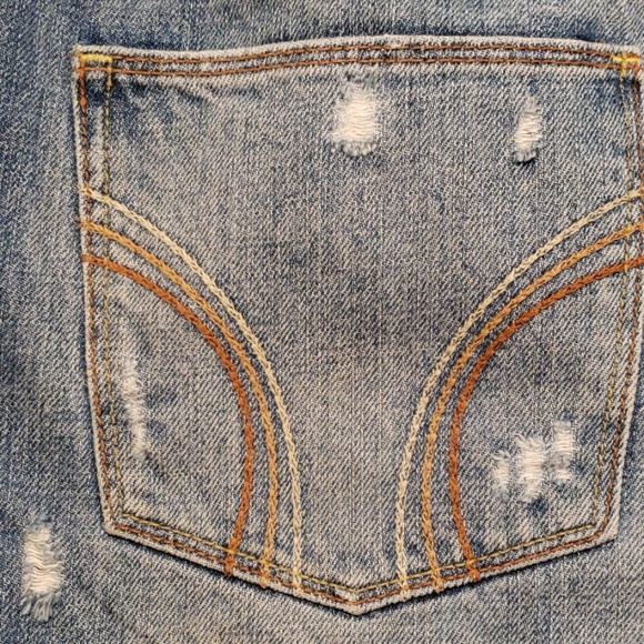 HOLLISTER DENIM SKIRT BLUE MINI, Sz 9 - Picture 6 of 8